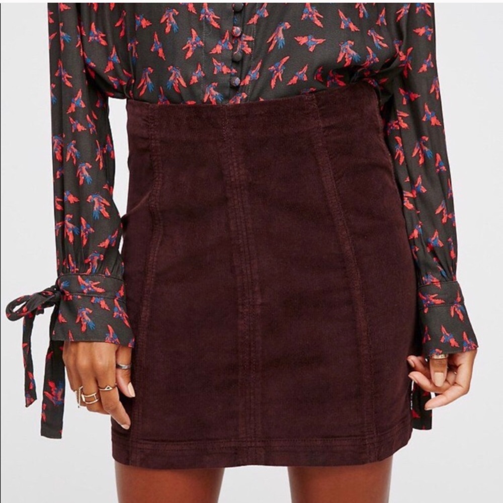 Free people modern femme mini skirt